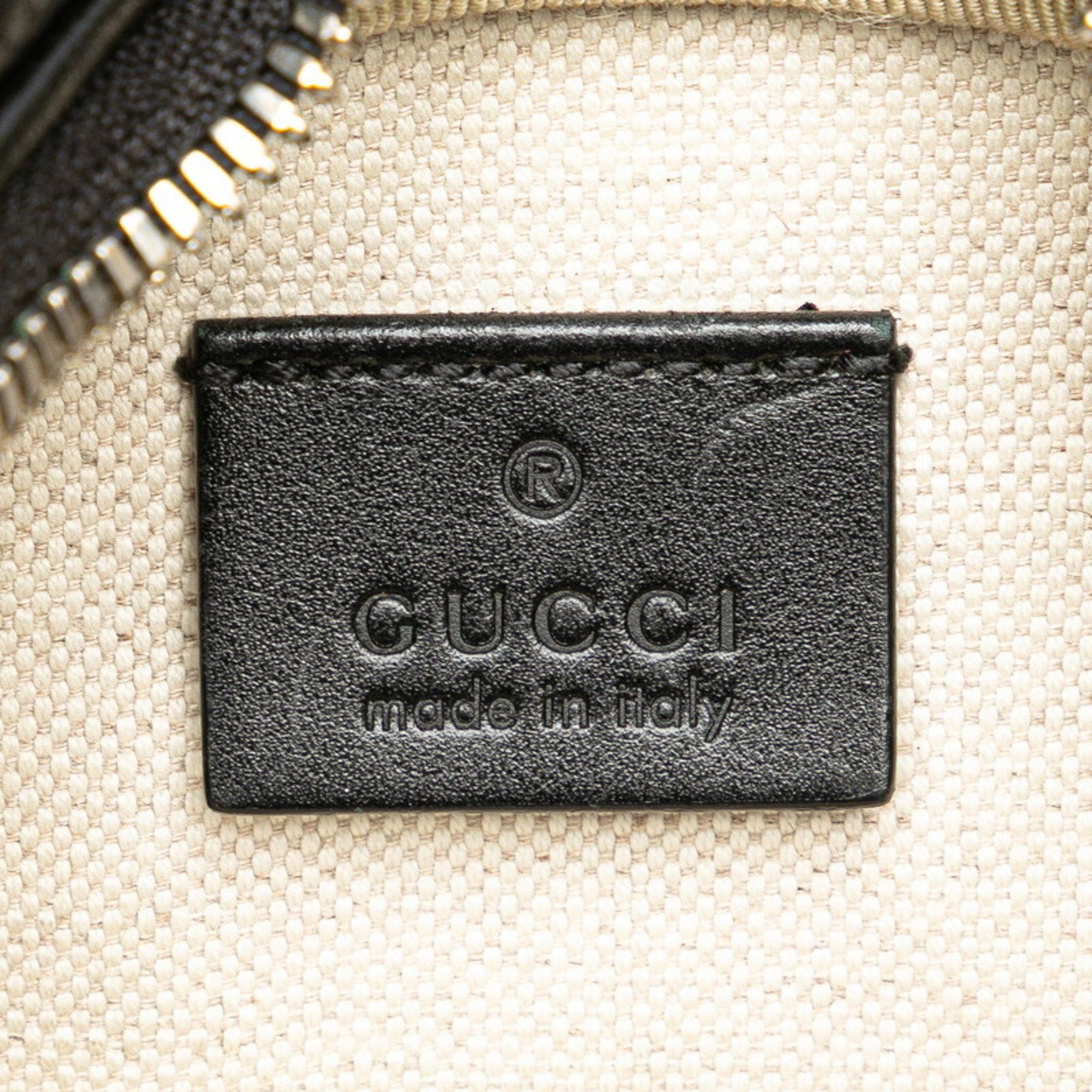 Gucci Gucci GG embossed belt bag, waist body bag 658582, black leather, women's. Size ONE SIZE - 8 Thumbnail