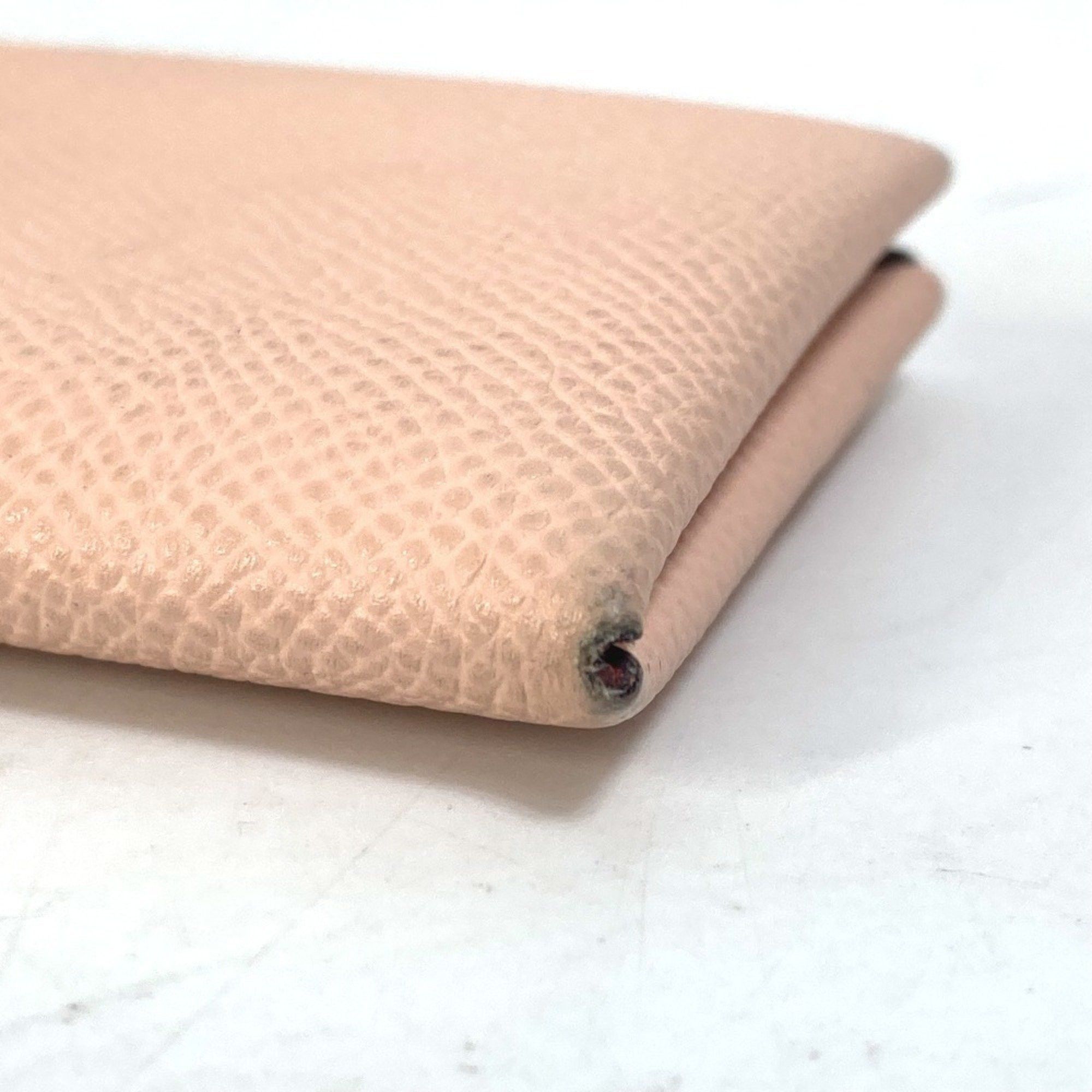 Hermes HERMES Hermès Two-tone Calvi Verso Business Card Case, Bifold, Pass Epson, Women's, Pink Size ONE SIZE - 8 Thumbnail