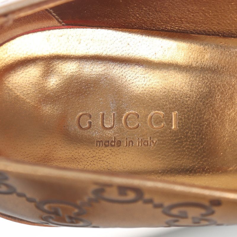 Gucci Gucci Gold High Heel Shoes 0079 Size US 6.5 / EU 39-40 - 9 Thumbnail