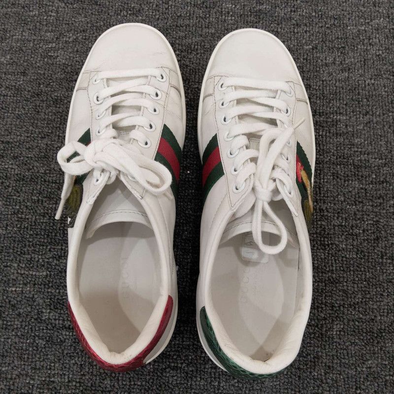 Gucci Gucci Leather Low-Top Fashion Sneakers 0079 Size US 6.5 / EU 39-40 - 7 Thumbnail