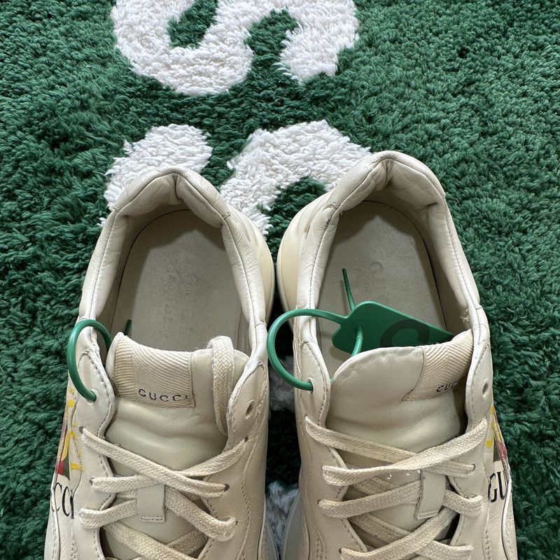 Gucci Gucci Rhyton Double G Logo Sneaker for Men 0079 Size US 8 / EU 41 - 9 Thumbnail
