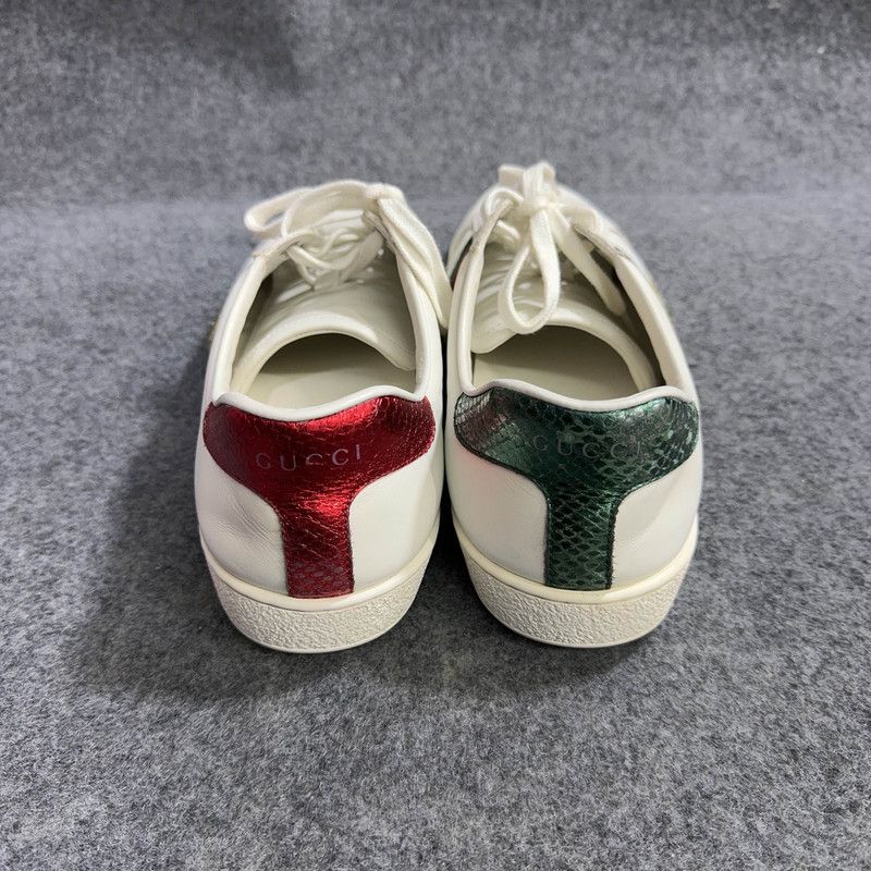 Gucci Gucci White Sporty Sneaker with Rooster Embroidery 0079 Size US 9 / EU 42 - 3 Thumbnail