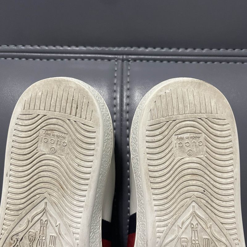 Gucci Gucci Ace Love Embroidered Sneakers 0079 Size US 9.5 / EU 42-43 - 8 Thumbnail