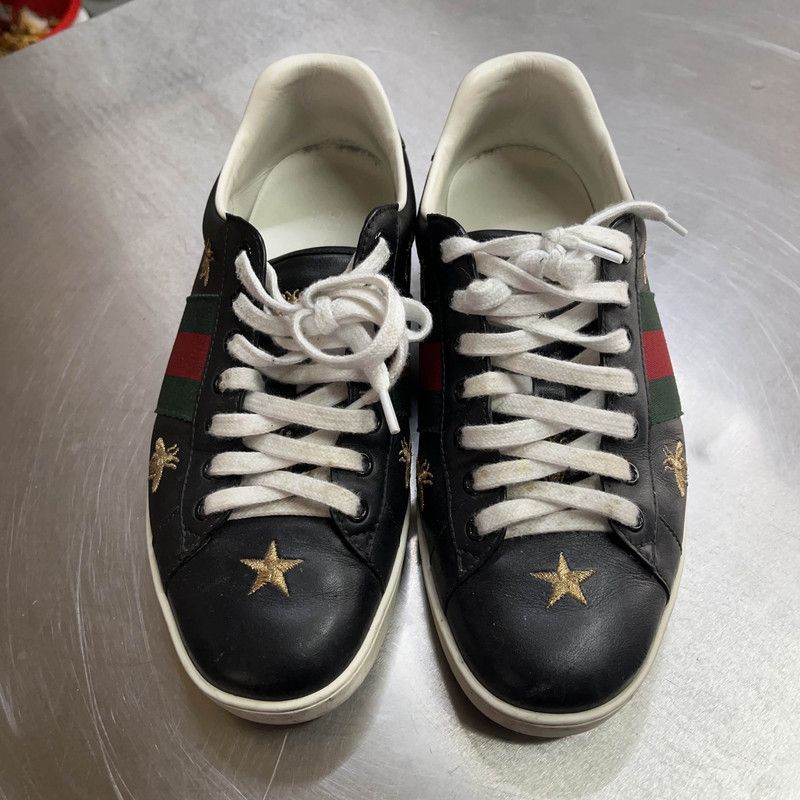 Gucci Gucci Ace Canvas Low-Top Sneakers for Men 0079 Size US 8 / EU 41 - 2 Thumbnail