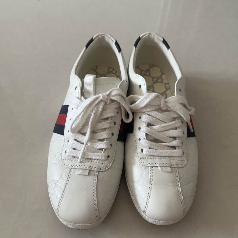 Gucci Gucci Miro Soft White Sneakers 0079 Size US 6.5 / EU 39-40 - 2 Thumbnail