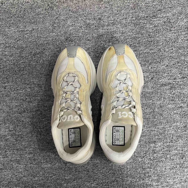 Gucci Gucci RUN Comfortable Lace-Up Sneakers 0079 Size US 6.5 / EU 39-40 - 13 Thumbnail