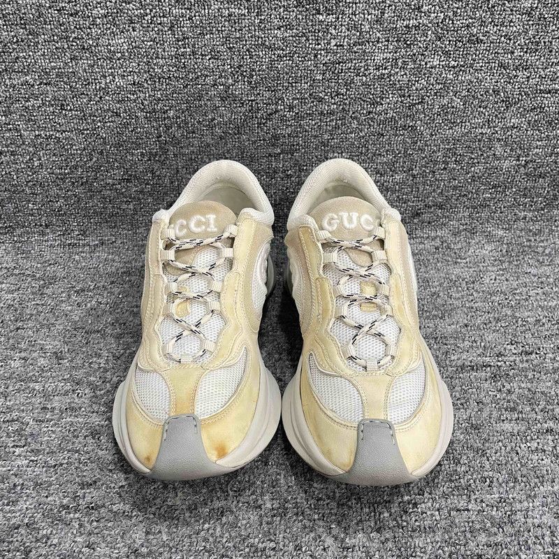 Gucci Gucci RUN Comfortable Lace-Up Sneakers 0079 Size US 6.5 / EU 39-40 - 2 Thumbnail