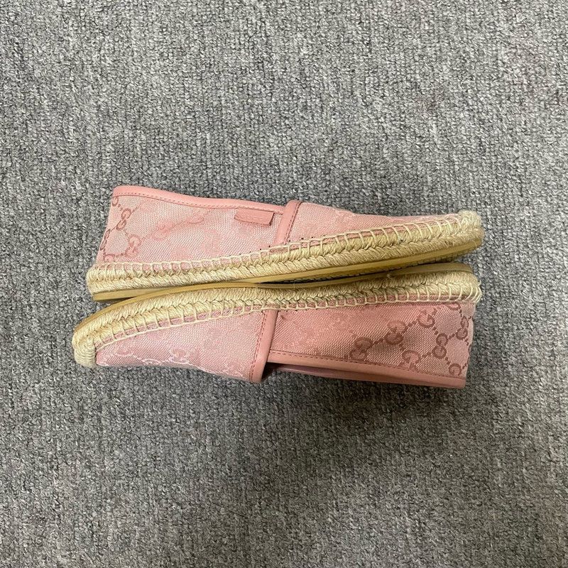 Gucci Gucci Pink Canvas Espadrilles for Summer 0079 Size US 5.5 / EU 38 - 5 Thumbnail