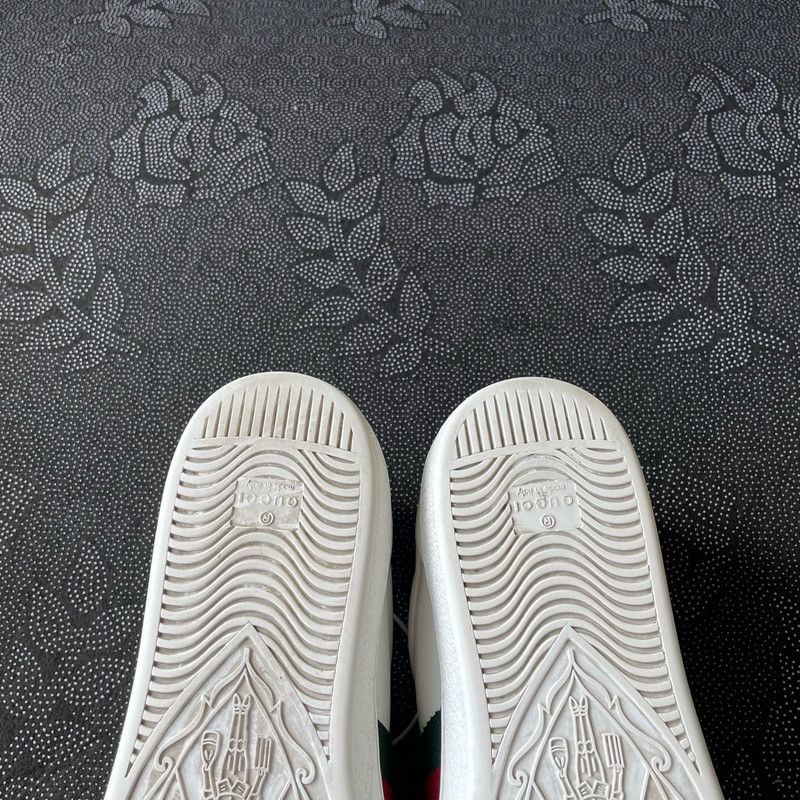 Gucci Gucci ACE Leather Platform Sneakers for Men 0079 Size US 9.5 / EU 42-43 - 5 Thumbnail