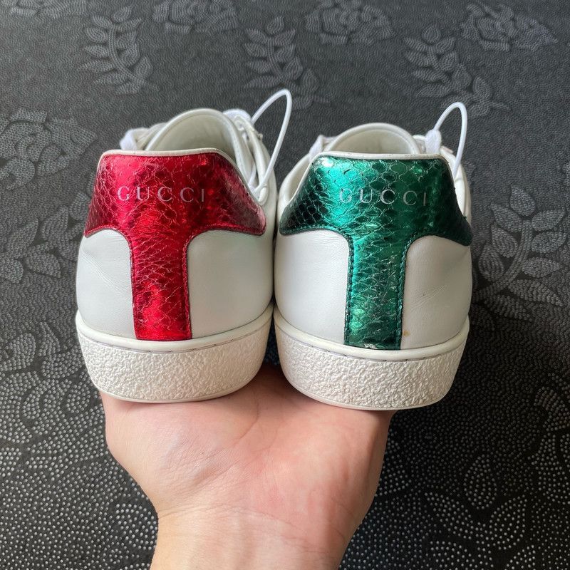 Gucci Gucci ACE Leather Platform Sneakers for Men 0079 Size US 9.5 / EU 42-43 - 3 Thumbnail