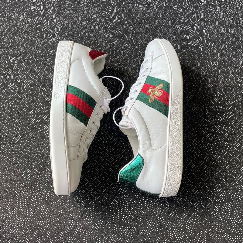 Gucci Gucci ACE Leather Platform Sneakers for Men 0079 Size US 9.5 / EU 42-43 - 8 Thumbnail