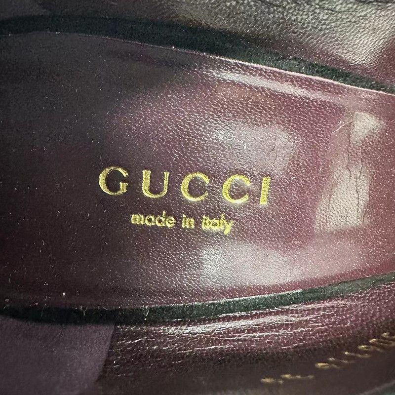 Gucci Gucci Black Suede Open-Toe High Heels 0079 Size US 6.5 / EU 39-40 - 5 Thumbnail