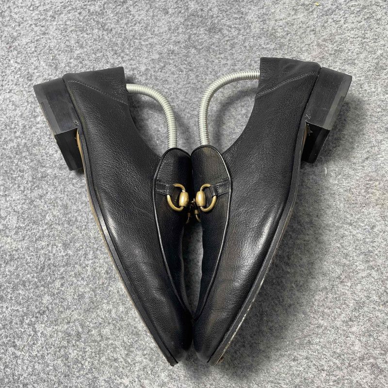 Gucci Gucci Horsebit Leather Casual Shoes for Men 0079 Size US 8 / EU 41 - 11 Thumbnail