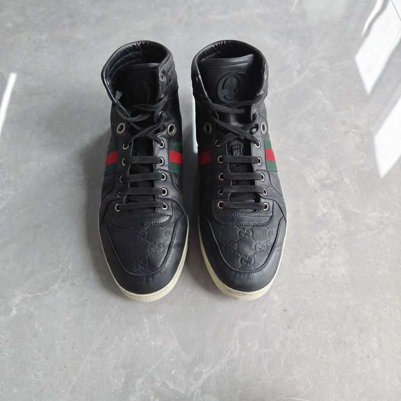 Gucci Gucci Black Slip-Resistant Casual Sneakers 0079 Size US 10.5 / EU 43-44 - 2 Thumbnail