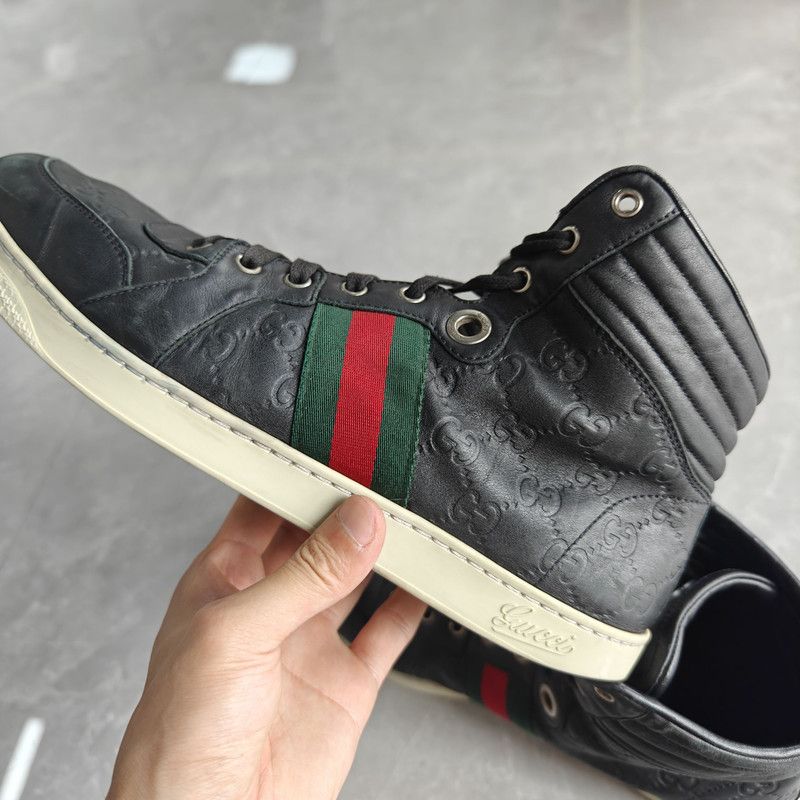Gucci Gucci Black Slip-Resistant Casual Sneakers 0079 Size US 10.5 / EU 43-44 - 7 Thumbnail