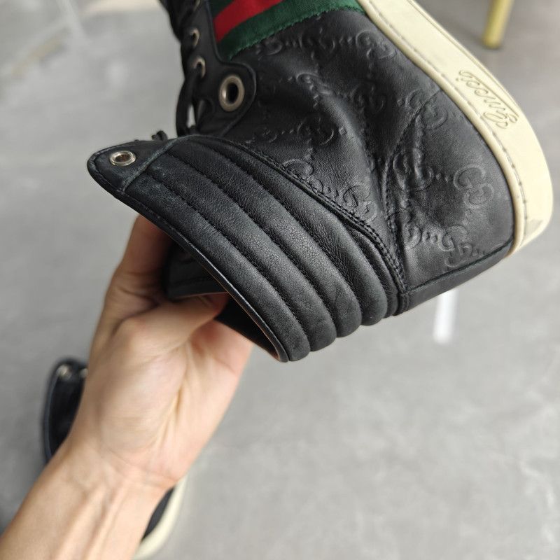Gucci Gucci Black Slip-Resistant Casual Sneakers 0079 Size US 10.5 / EU 43-44 - 11 Thumbnail