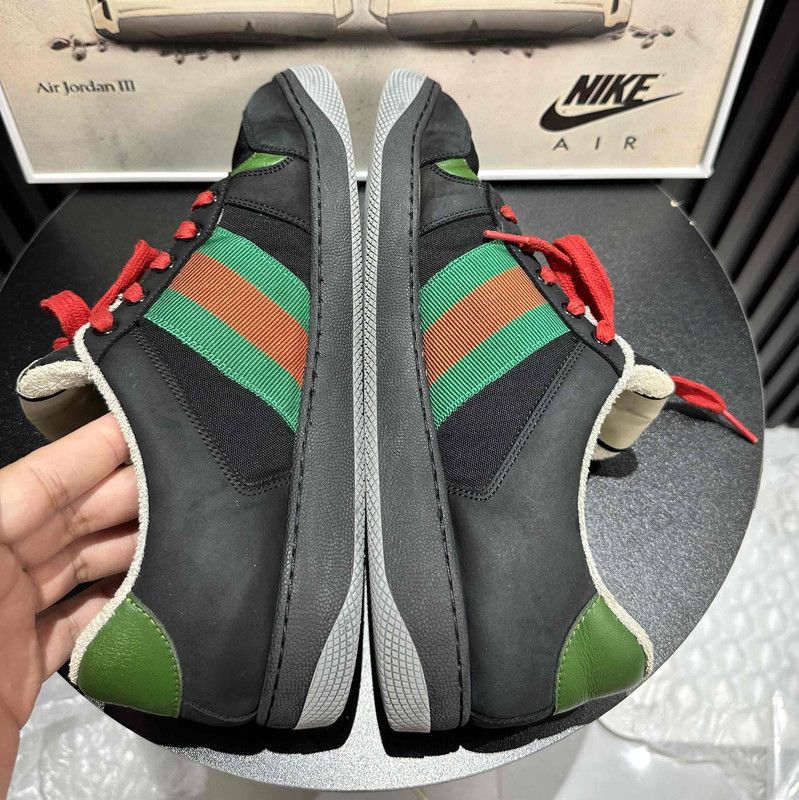 Gucci Gucci Screener GG Enamel Suede Fashion Sneakers 0079 Size US 8 / EU 41 - 9 Thumbnail