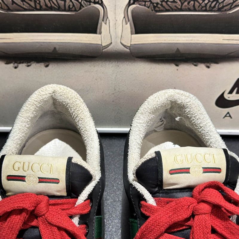 Gucci Gucci Screener GG Enamel Suede Fashion Sneakers 0079 Size US 8 / EU 41 - 7 Thumbnail