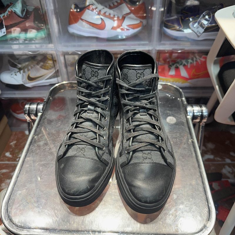Gucci Gucci Vintage GG Canvas High-Top Sneakers 0079 Size US 8.5 / EU 41-42 - 2 Thumbnail
