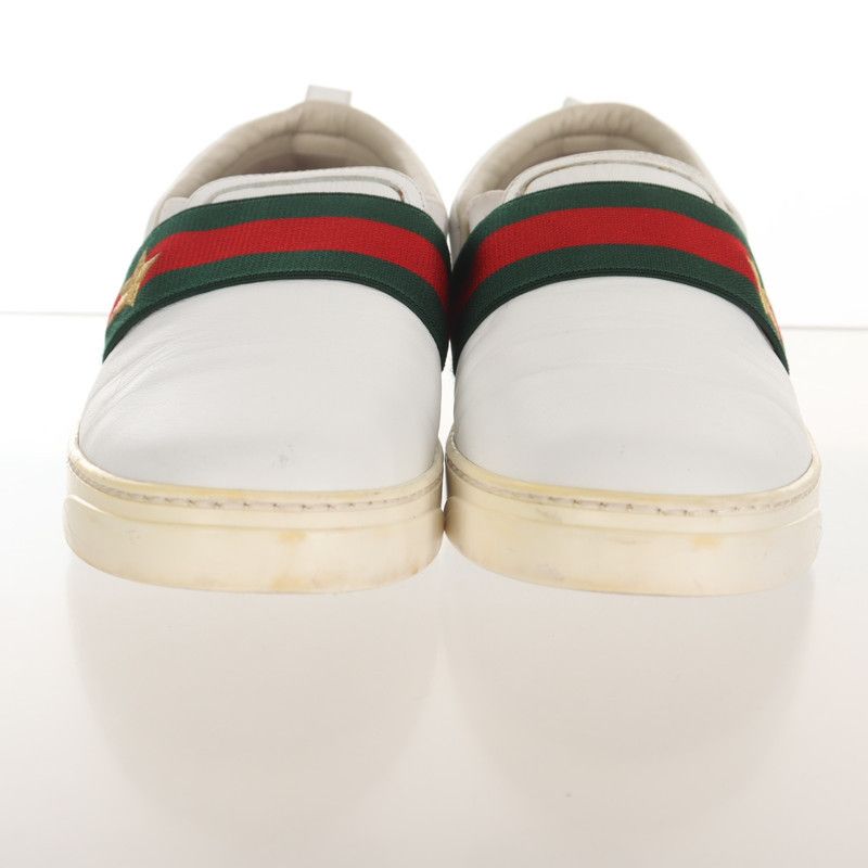 Gucci Gucci White Casual Slip-On Sneakers 0079 Size US 5.5 / EU 38 - 2 Thumbnail