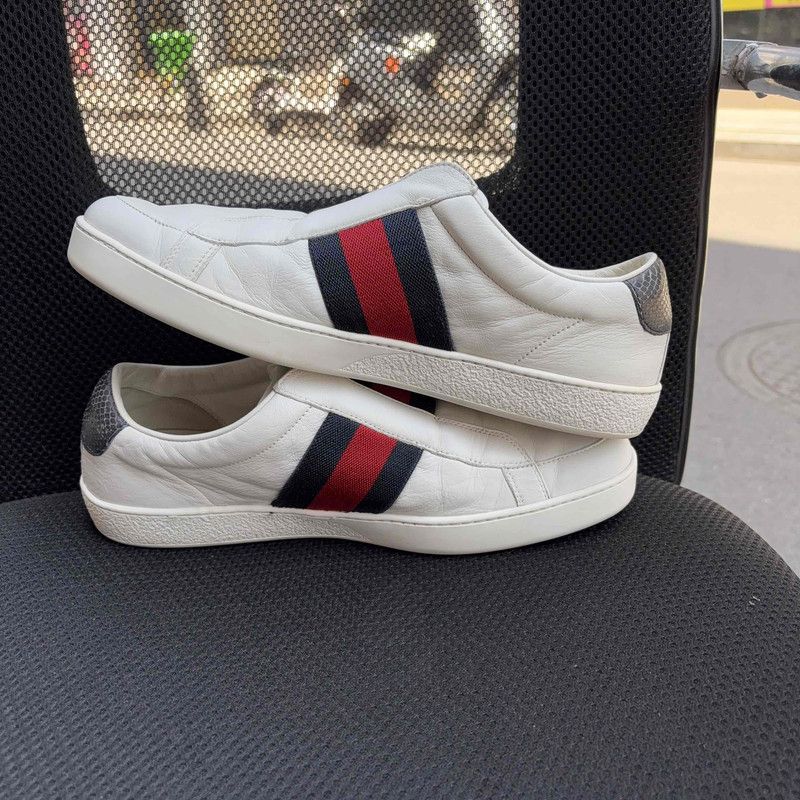Gucci Gucci Stylish White Sneakers 0079 Size US 10.5 / EU 43-44 - 6 Thumbnail
