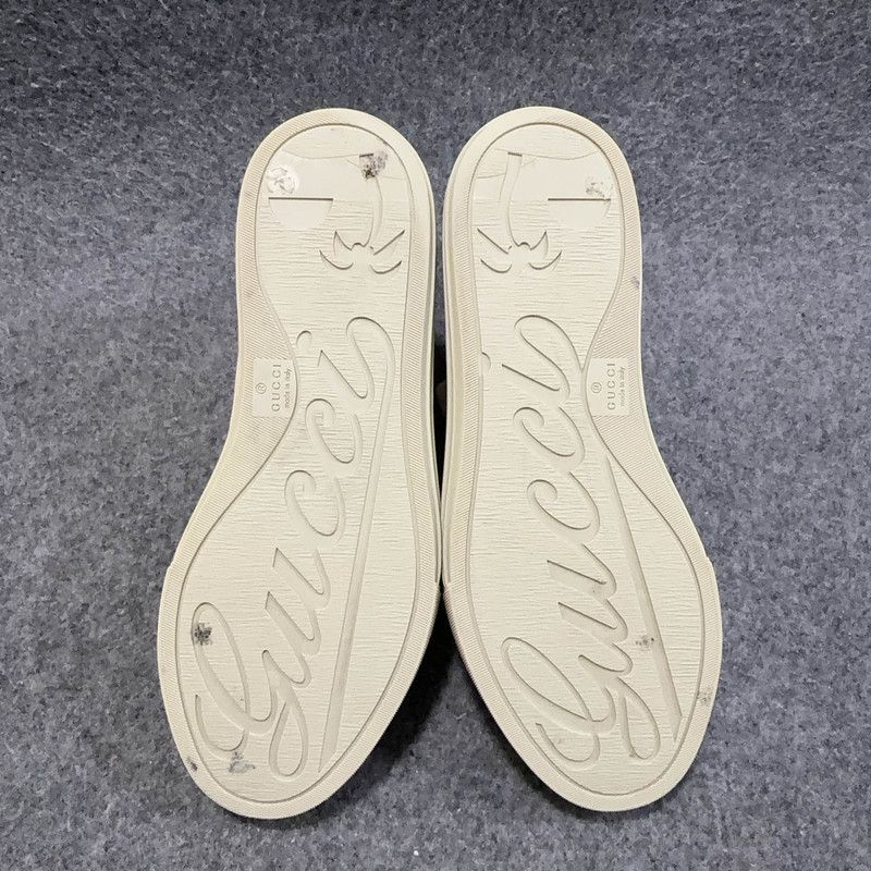 Gucci Gucci Retro High-Top Canvas Sneakers for Men 0079 Size US 8.5 / EU 41-42 - 4 Thumbnail