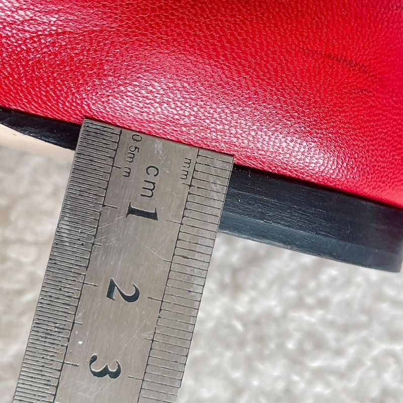 Gucci Gucci Red Leather Fashion Flats with Pearls 0079 Size US 6.5 / EU 39-40 - 9 Thumbnail