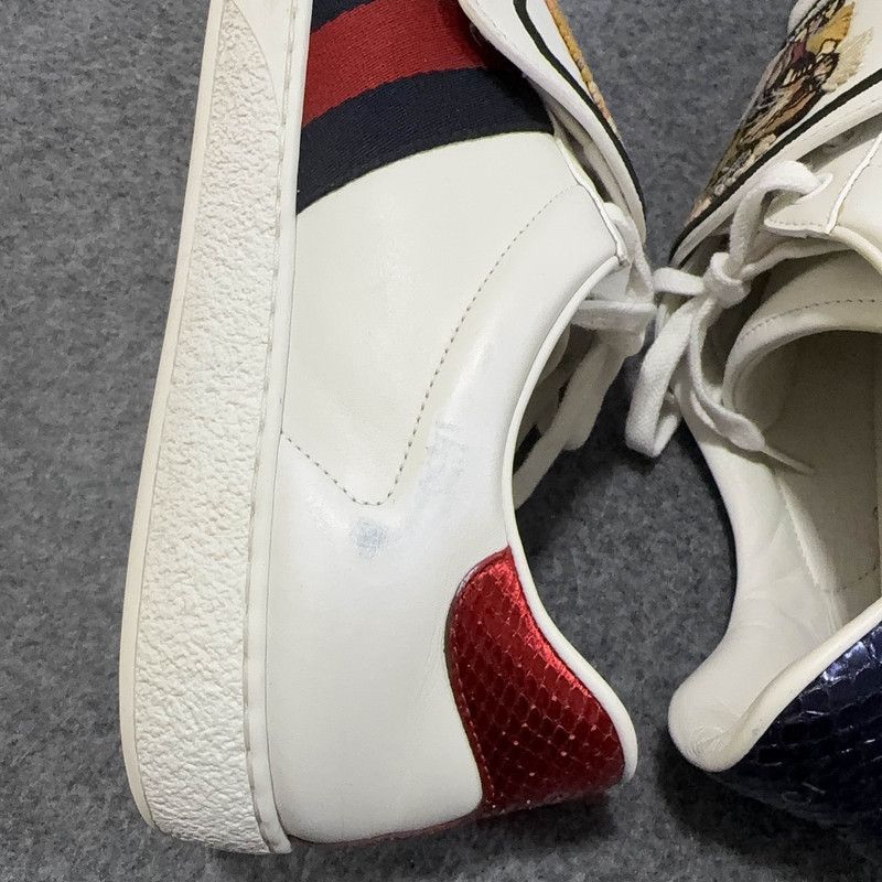 Gucci Gucci Ace Tiger Strap Fashion Sneakers 0079 Size US 10.5 / EU 43-44 - 6 Thumbnail