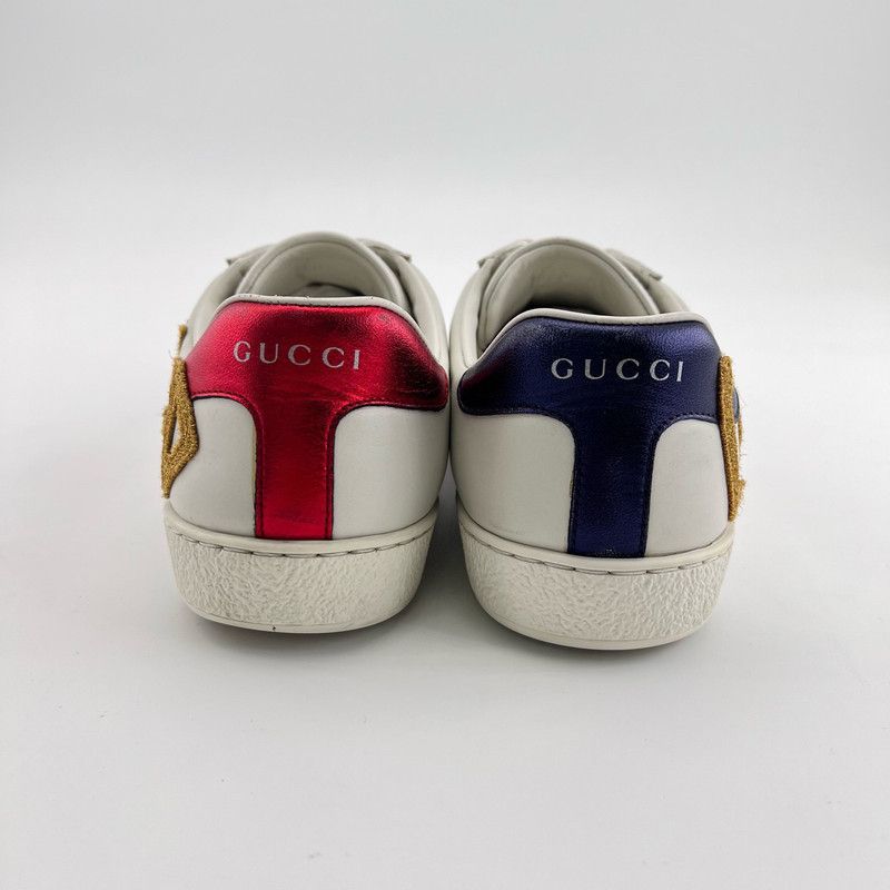 Gucci Gucci ACE Embroidered Love Sneakers for Men 0079 Size US 8.5 / EU 41-42 - 3 Thumbnail