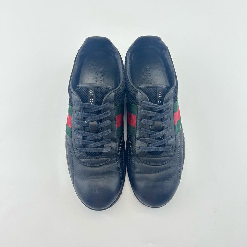 Gucci Gucci Leather Low-Top Sneakers for Men 0079 Size US 7 / EU 40 - 2 Thumbnail