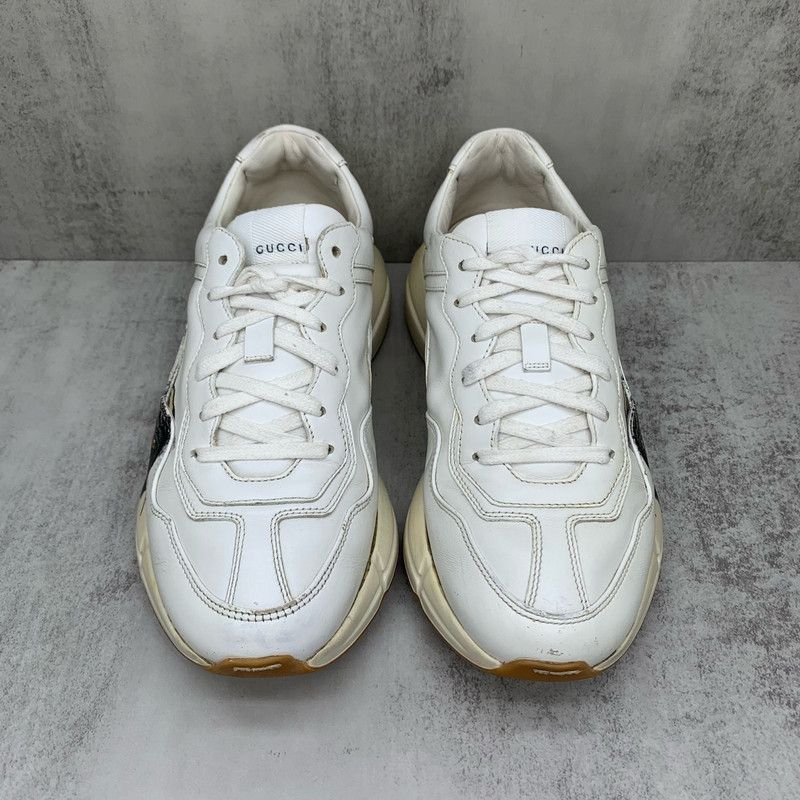 Gucci Gucci Rhyton White Tiger Print Sneakers for Men 0079 Size US 8.5 / EU 41-42 - 4 Thumbnail