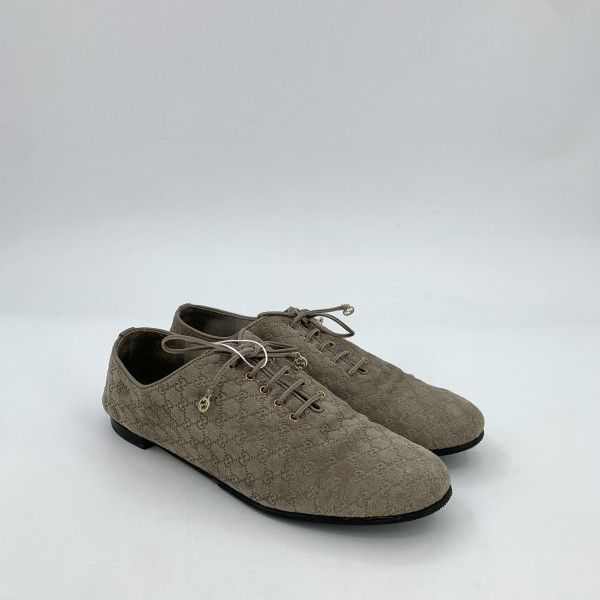 Gucci Gucci Logo Embossed Casual Flats for Men and Women 0079 Size US 5.5 / EU 38 - 2 Thumbnail