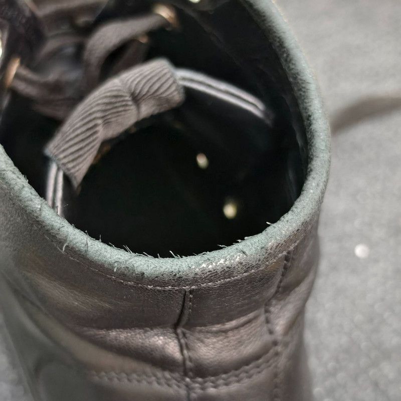 Gucci Gucci Black High-Top Sneakers with Gold Studs 0079 Size US 7.5 / EU 40-41 - 18 Thumbnail