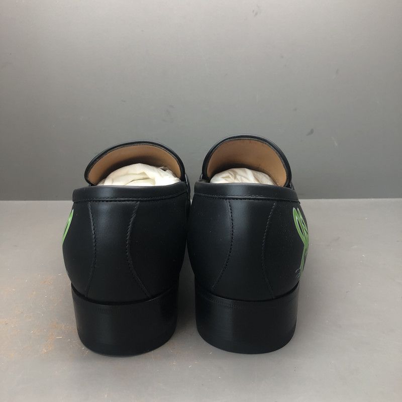 Gucci Gucci Interlocking Leather Loafers for New Year 0079 Size US 7.5 / EU 40-41 - 3 Thumbnail