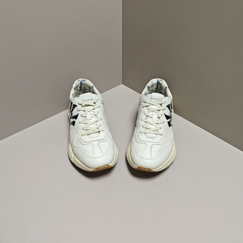 Gucci Gucci Rhyton Low-Top Sneakers for Men 0079 Size US 12 / EU 45 - 2 Thumbnail