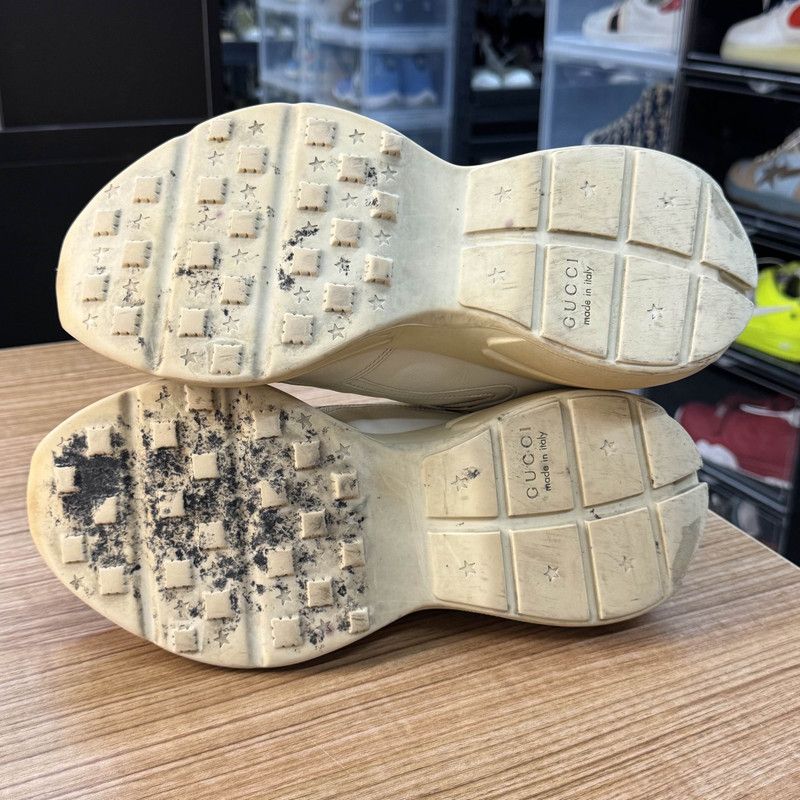 Gucci GUCCI Rhyton Double G Logo Low-Top Sneakers 0079 Size US 8.5 / EU 41-42 - 4 Thumbnail
