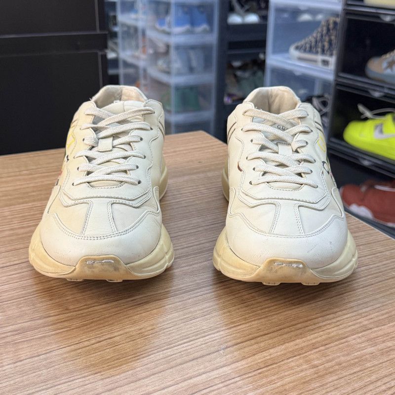 Gucci GUCCI Rhyton Double G Logo Low-Top Sneakers 0079 Size US 8.5 / EU 41-42 - 2 Thumbnail