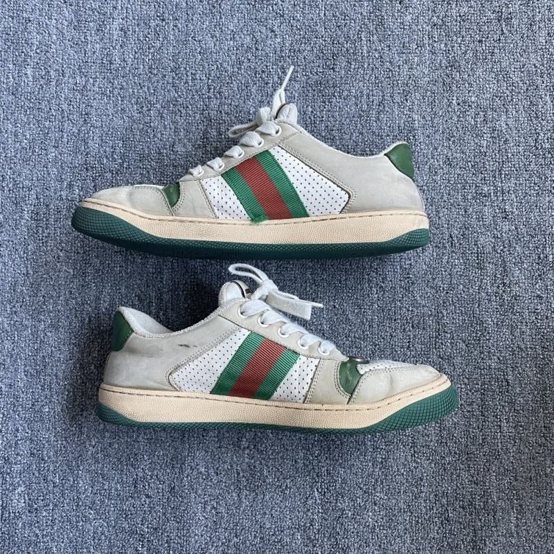 Gucci Gucci Screener Vintage Leather Sneakers 0079 Size US 6.5 / EU 39-40 - 5 Thumbnail