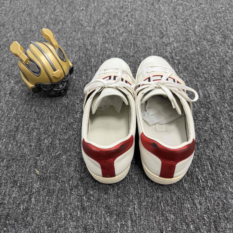 Gucci Gucci Ace Sneakers with Stripes 0079 Size US 9.5 / EU 42-43 - 3 Thumbnail
