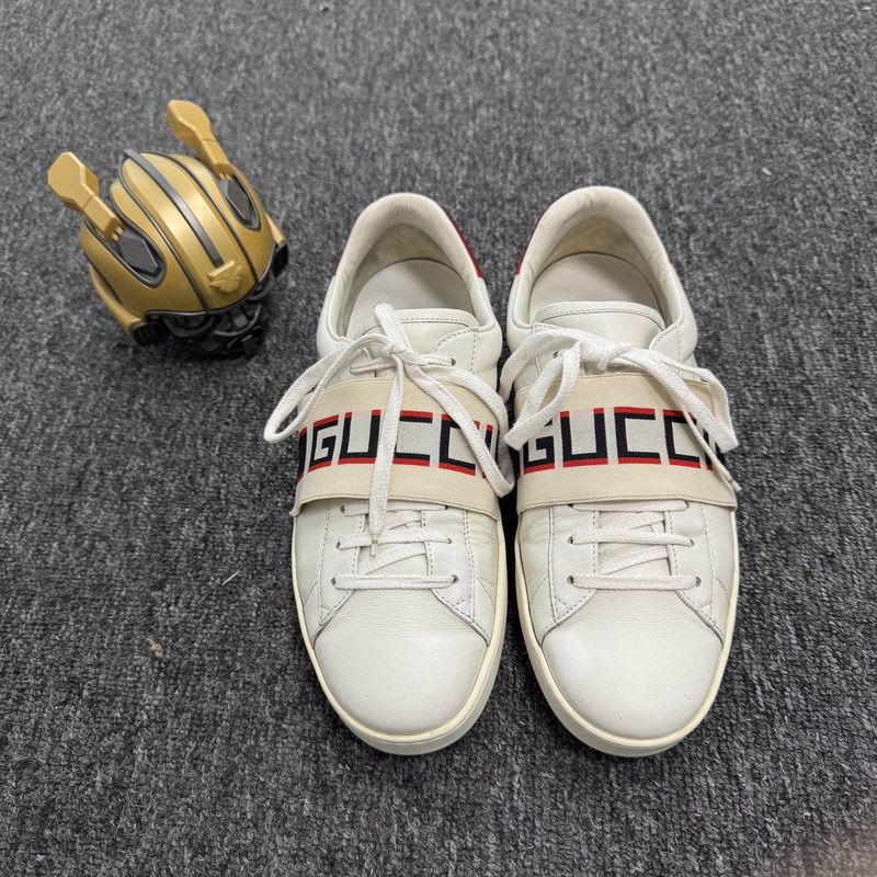 Gucci Gucci Ace Sneakers with Stripes 0079 Size US 9.5 / EU 42-43 - 2 Thumbnail