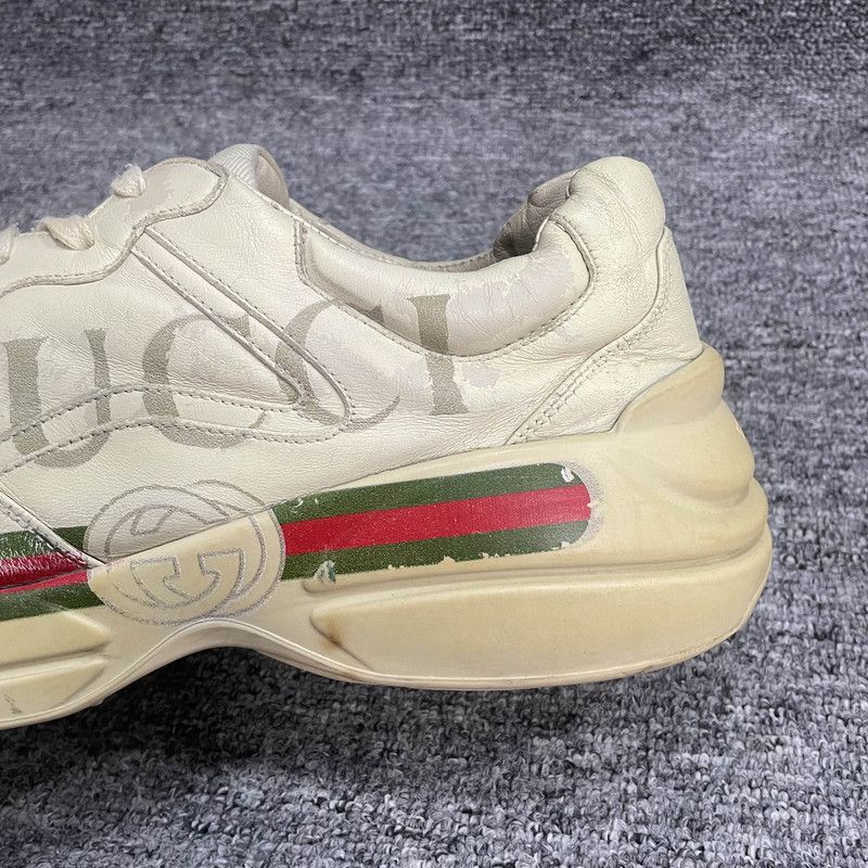 Gucci Gucci Rhyton Logo Low-top Dad Sneakers 0079 Size US 11 / EU 44 - 9 Thumbnail