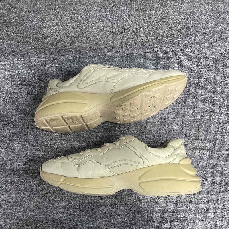Gucci Gucci Rhyton Logo Low-top Dad Sneakers 0079 Size US 11 / EU 44 - 11 Thumbnail