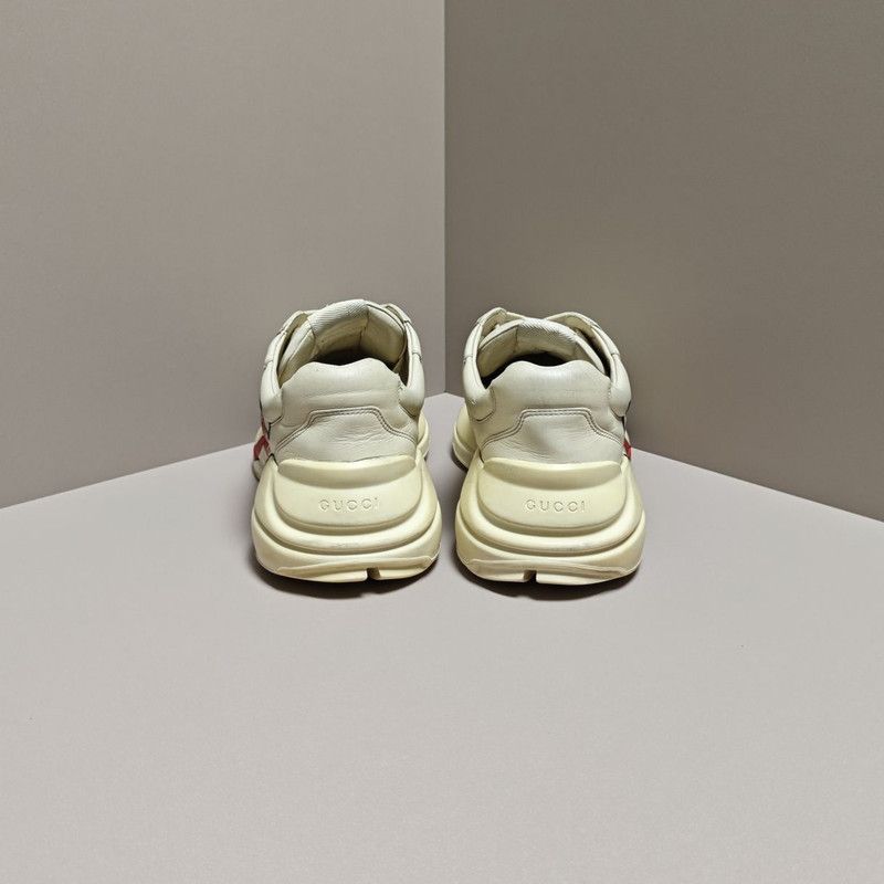 Gucci Gucci Rhyton Leather Lip Print Low-Top Sneakers 0079 Size US 9.5 / EU 42-43 - 3 Thumbnail