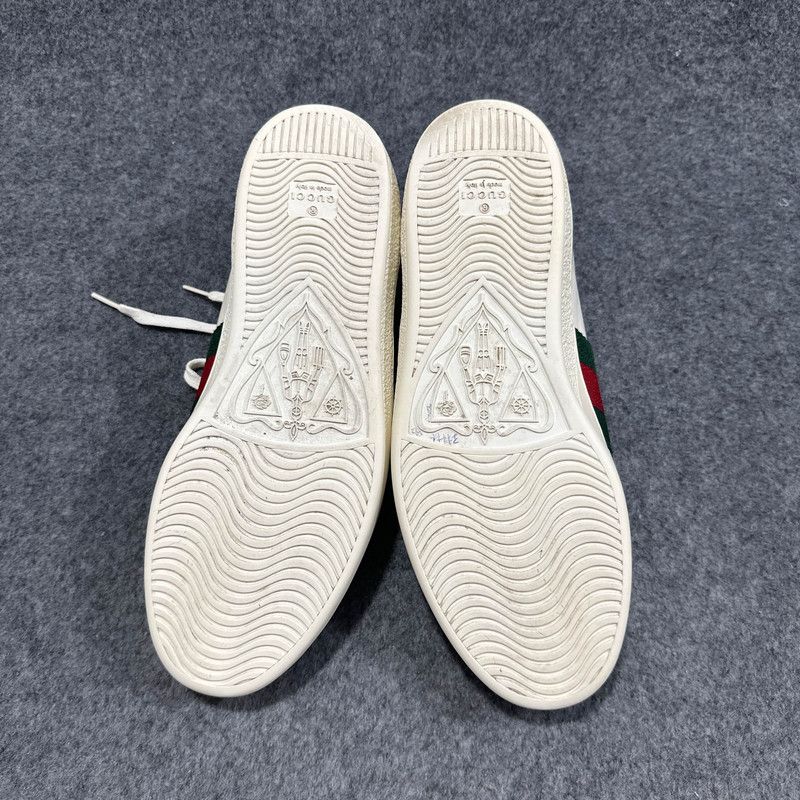 Gucci Gucci Tiger Embroidered Low-Top Sneakers for Men 0079 Size US 9.5 / EU 42-43 - 6 Thumbnail