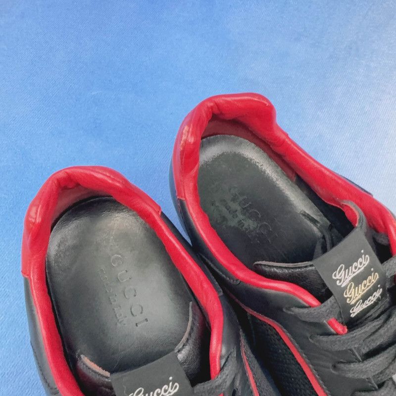 Gucci Gucci Red and Black Sneakers 0079 Size US 7.5 / EU 40-41 - 9 Thumbnail