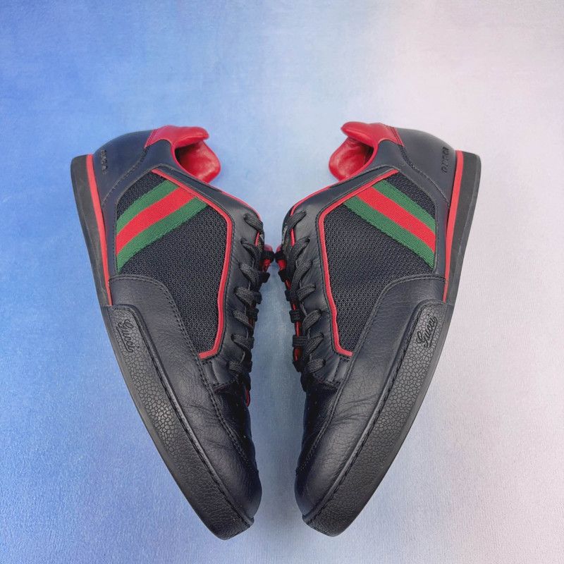 Gucci Gucci Red and Black Sneakers 0079 Size US 7.5 / EU 40-41 - 6 Thumbnail