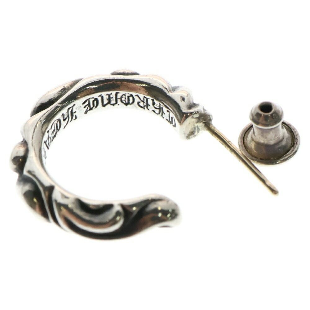 Chrome Hearts Hoop Scrool Scroll Earring