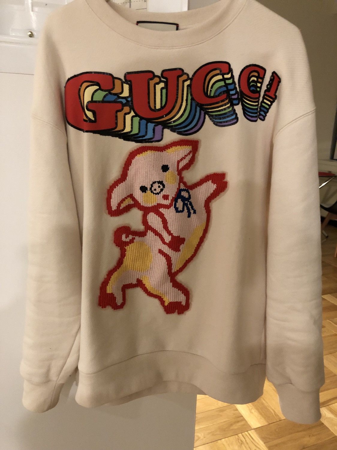 Gucci pig cheap sweater