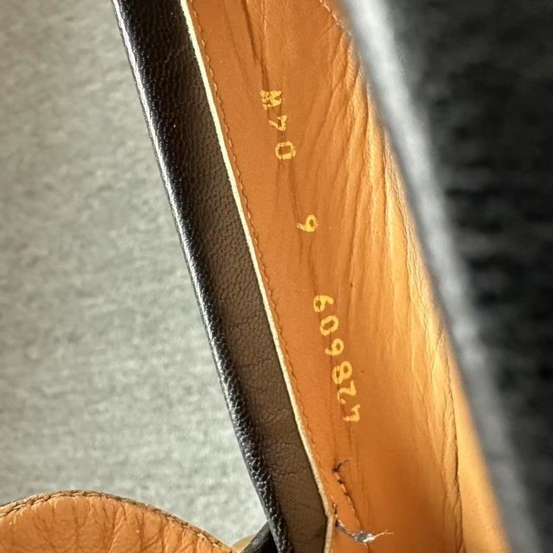 Gucci Gucci Black GG Striped Casual Loafers 0079 Size US 7.5 / EU 40-41 - 5 Thumbnail
