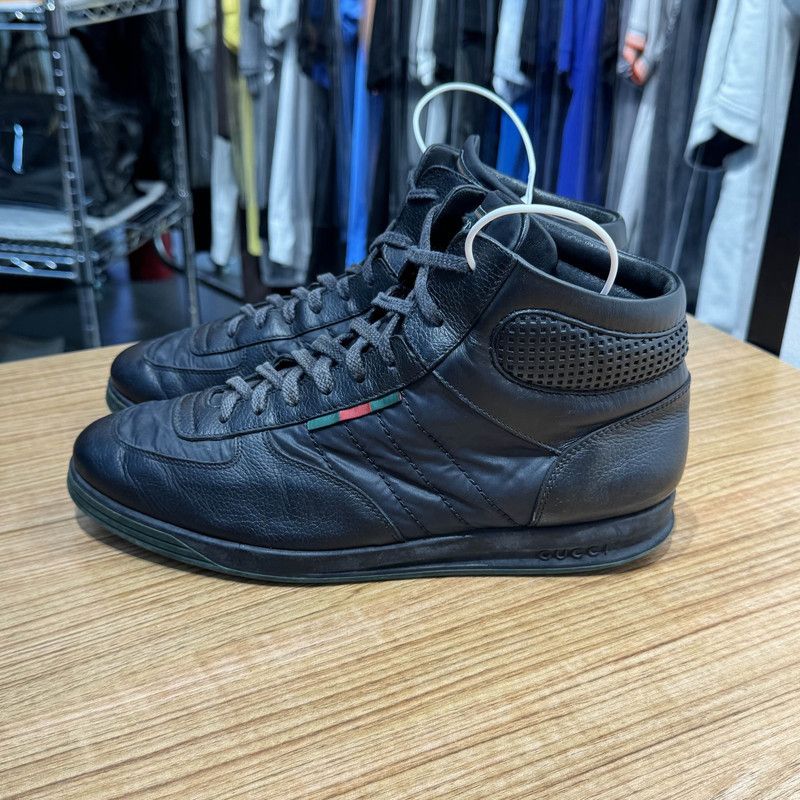 Gucci Black Casual High-Top Sneakers 0079